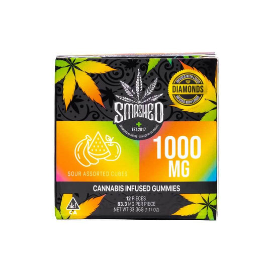 Smashed Sour Cubes 1000mg (9 Flavors)