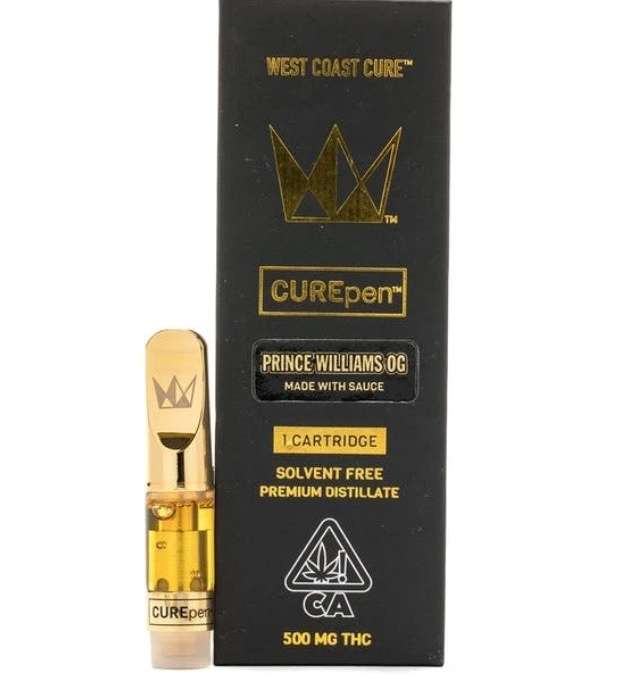 West Coast Cure Cartridge 1g (7 Flavors)